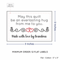 PPLR_HIDDEN_PRODUCT Double Heart Quote (2"x3" Cotton - 12 labels/set)