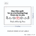 PPLR_HIDDEN_PRODUCT Double Heart Quote (2"x3" Cotton - 12 labels/set)