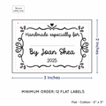 PPLR_HIDDEN_PRODUCT Swirl Accent Border with Fill in Blanks (2"x3" Cotton - 12 labels/set)