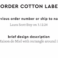 PPLR_HIDDEN_PRODUCT Reorder Previous Label Design - COTTON