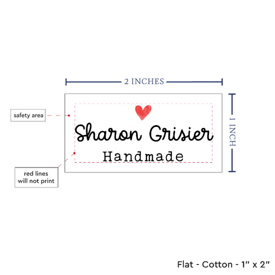 PPLR_HIDDEN_PRODUCT Simple Heart (2"x1"-Cotton)