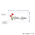 PPLR_HIDDEN_PRODUCT Spring Tulips (2"x1"-Cotton)