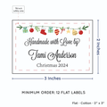 PPLR_HIDDEN_PRODUCT Christmas Garland (2"x3" Cotton - 12 labels/set)