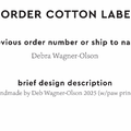 PPLR_HIDDEN_PRODUCT Reorder Previous Label Design - COTTON