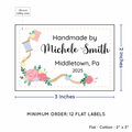 PPLR_HIDDEN_PRODUCT Thread and Flowers (2"x3" Cotton - 12 labels/set)