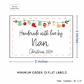 PPLR_HIDDEN_PRODUCT Christmas Garland (2"x3" Cotton - 12 labels/set)