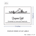 PPLR_HIDDEN_PRODUCT Winter Bird (2"x3" Cotton - 12 labels/set)