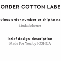 PPLR_HIDDEN_PRODUCT Reorder Previous Label Design - COTTON