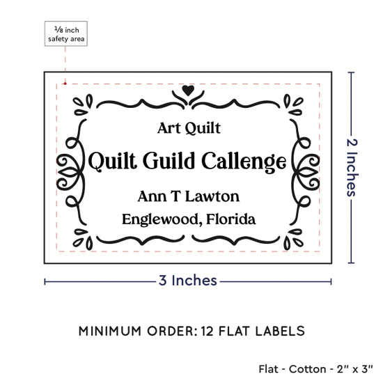 PPLR_HIDDEN_PRODUCT Swirl Accent Border (2"x3" Cotton - 12 labels/set)