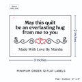 PPLR_HIDDEN_PRODUCT Double Heart Quote (2"x3" Cotton - 12 labels/set)