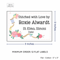 PPLR_HIDDEN_PRODUCT Thread and Flowers (2"x3" Cotton - 12 labels/set)