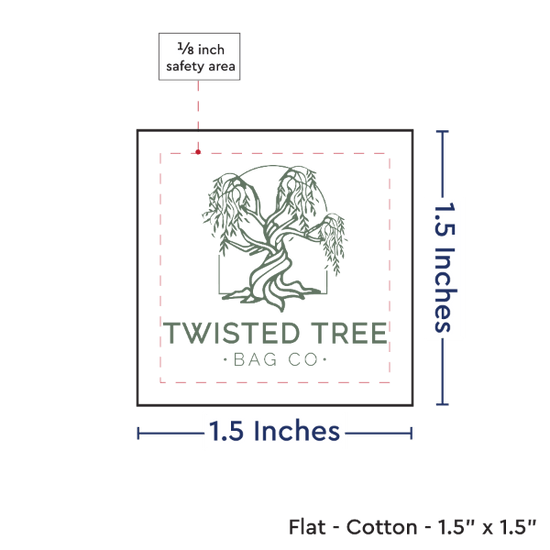 PPLR_HIDDEN_PRODUCT Print your Logo or Image on FLAT Cotton Tags