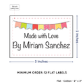 PPLR_HIDDEN_PRODUCT Colorful Banner (2"x3" Cotton - 12 labels/set)