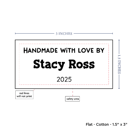 PPLR_HIDDEN_PRODUCT Text Only Medium Large Label (1.5"x3"-Cotton)