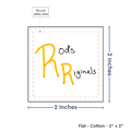 PPLR_HIDDEN_PRODUCT Print your Logo or Image on FLAT Cotton Tags