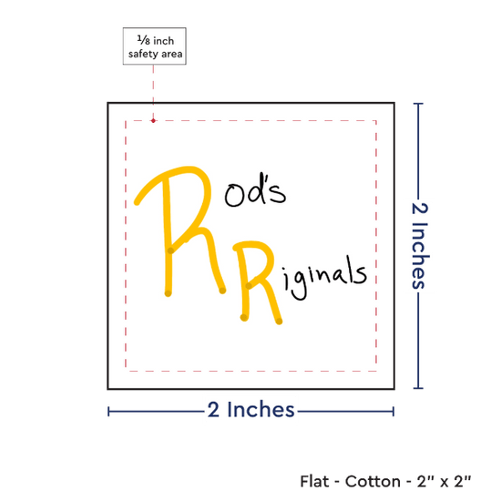 PPLR_HIDDEN_PRODUCT Print your Logo or Image on FLAT Cotton Tags