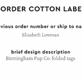 PPLR_HIDDEN_PRODUCT Reorder Previous Label Design - COTTON