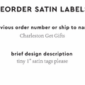 PPLR_HIDDEN_PRODUCT Reorder Previous Label Design - SATIN