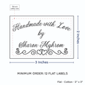 PPLR_HIDDEN_PRODUCT Double Heart Border (2"x3" Cotton - 12 labels/set)