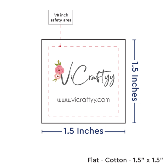 PPLR_HIDDEN_PRODUCT Print your Logo or Image on FLAT Cotton Tags