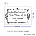 PPLR_HIDDEN_PRODUCT Swirl Accent Border (2"x3" Cotton - 12 labels/set)