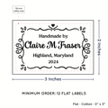 PPLR_HIDDEN_PRODUCT Swirl Accent Border (2"x3" Cotton - 12 labels/set)