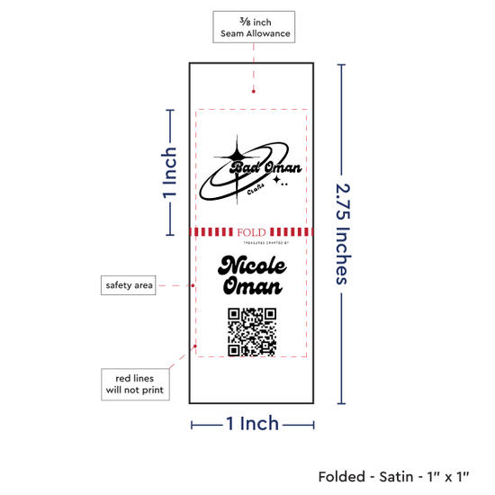 PPLR_HIDDEN_PRODUCT Print Your Logo/Image on Satin Tags (1" wide - Satin)