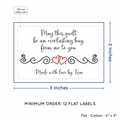 PPLR_HIDDEN_PRODUCT Double Heart Quote (2"x3" Cotton - 12 labels/set)