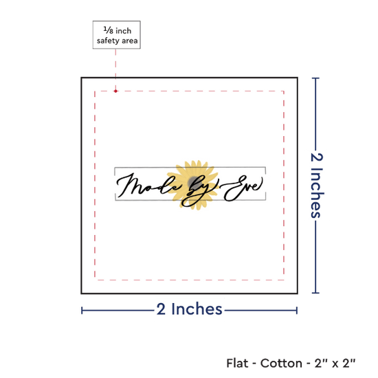 PPLR_HIDDEN_PRODUCT Print your Logo or Image on FLAT Cotton Tags