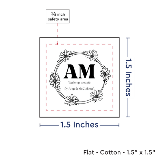 PPLR_HIDDEN_PRODUCT Print your Logo or Image on FLAT Cotton Tags