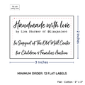 PPLR_HIDDEN_PRODUCT Large Text Only Label (2"x3"-Cotton)