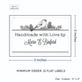 PPLR_HIDDEN_PRODUCT Winter Bird (2"x3" Cotton - 12 labels/set)