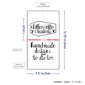 PPLR_HIDDEN_PRODUCT Print your logo/Image on Satin Tags (1.5" wide - Satin)