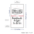 PPLR_HIDDEN_PRODUCT Print your logo/Image on Satin Tags (1.5" wide - Satin)