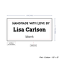 PPLR_HIDDEN_PRODUCT Text Only Medium Large Label (1.5"x3"-Cotton)