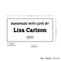 PPLR_HIDDEN_PRODUCT Text Only Medium Large Label (1.5"x3"-Cotton)
