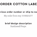 PPLR_HIDDEN_PRODUCT Reorder Previous Label Design - COTTON