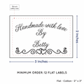 PPLR_HIDDEN_PRODUCT Double Heart Border (2"x3" Cotton - 12 labels/set)