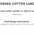 PPLR_HIDDEN_PRODUCT Reorder Previous Label Design - COTTON