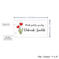 PPLR_HIDDEN_PRODUCT Spring Tulips (2"x1"-Cotton)