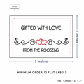 PPLR_HIDDEN_PRODUCT Double Heart Quote (2"x3" Cotton - 12 labels/set)
