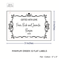 PPLR_HIDDEN_PRODUCT Swirl Accent Border (2"x3" Cotton - 12 labels/set)