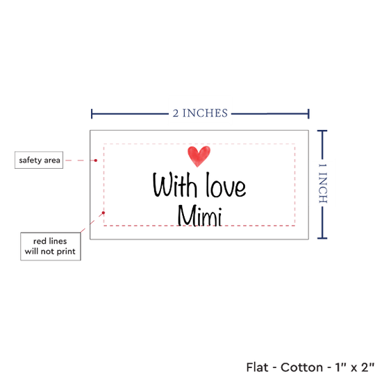 PPLR_HIDDEN_PRODUCT Simple Heart (2"x1"-Cotton)
