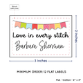 PPLR_HIDDEN_PRODUCT Colorful Banner (2"x3" Cotton - 12 labels/set)
