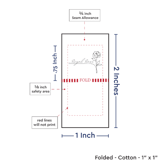 PPLR_HIDDEN_PRODUCT Print Your Logo or Image on FOLDED Cotton Tags