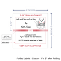 PPLR_HIDDEN_PRODUCT Cute Cat Labels (2"x1"-Cotton)