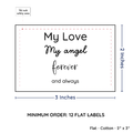 PPLR_HIDDEN_PRODUCT Large Text Only Label (2"x3"-Cotton)