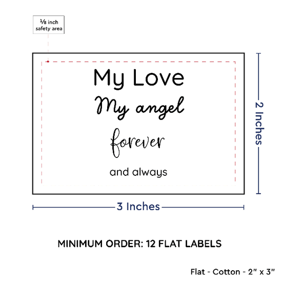 PPLR_HIDDEN_PRODUCT Large Text Only Label (2"x3"-Cotton)