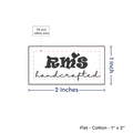 PPLR_HIDDEN_PRODUCT Print your Logo or Image on FLAT Cotton Tags