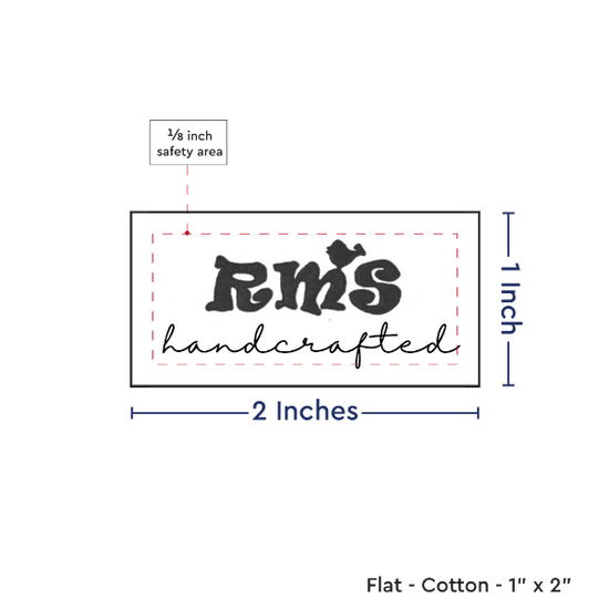 PPLR_HIDDEN_PRODUCT Print your Logo or Image on FLAT Cotton Tags